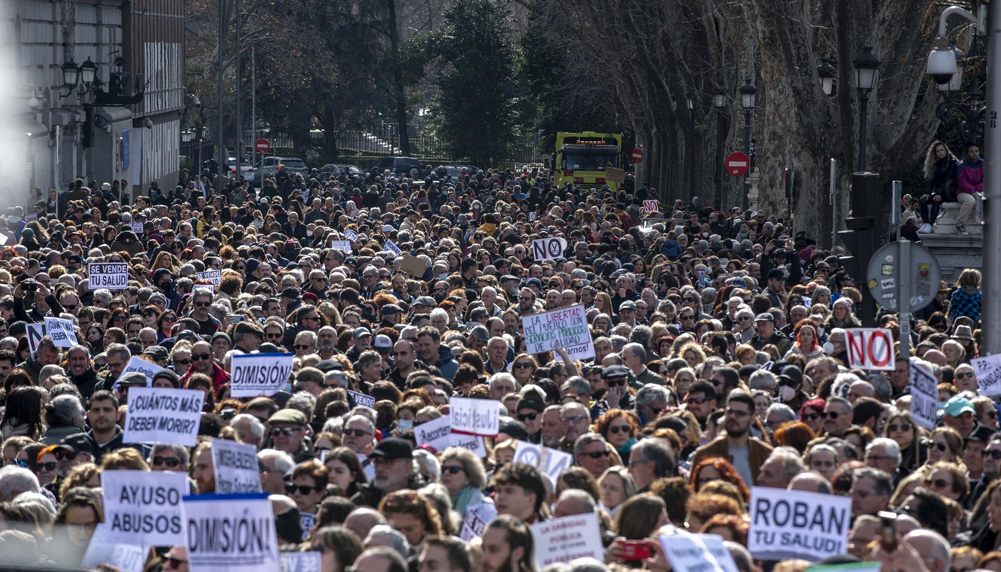 Manifestación Sanidad Pública 12 febrero - 12